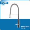 brass chrome pull out kitchen faucet